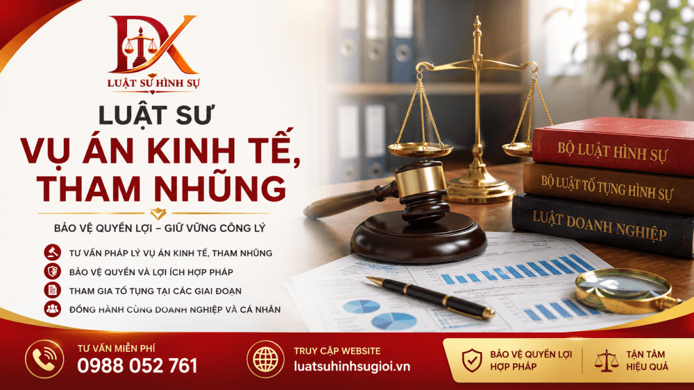 dich vu luat su bao chua vu an kinh te, tham nhung