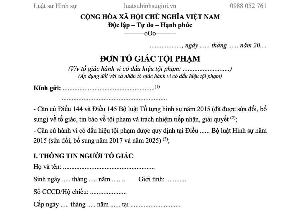 mau don to giac toi pham tham khao