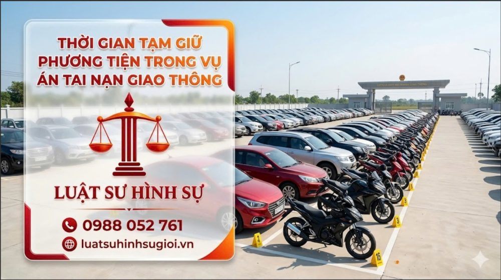 THỜI GIAN TẠM GIỮ XE TRONG TAI NẠN GIAO THÔNG QUY ĐỊNH THẾ NÀO? 3 thoi gian tam giu phuong tien khi xay ra tai nan giao thông