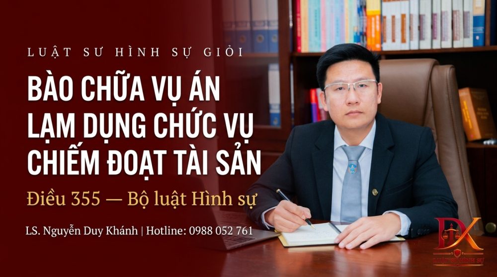 Luật sư Nguyễn Duy Khánh bào chữa vụ án lạm dụng chức vụ quyền hạn chiếm đoạt tài sản